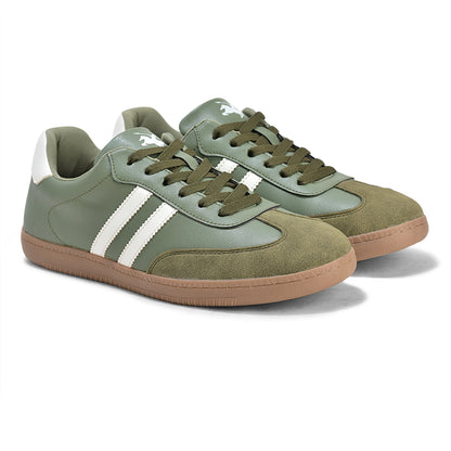 Casual Sneaker Shoes for Men | Lightweight & Comfortable with Cushioned Insole PU (Polyurethane) Upper TPR Sole Lace-Up Closure