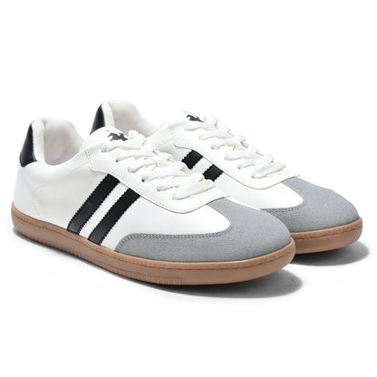 Casual Sneaker Shoes for Men | Lightweight & Comfortable with Cushioned Insole PU (Polyurethane) Upper TPR Sole Lace-Up Closure