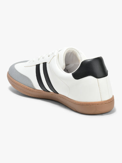 Casual Sneaker Shoes for Men | Lightweight & Comfortable with Cushioned Insole PU (Polyurethane) Upper TPR Sole Lace-Up Closure