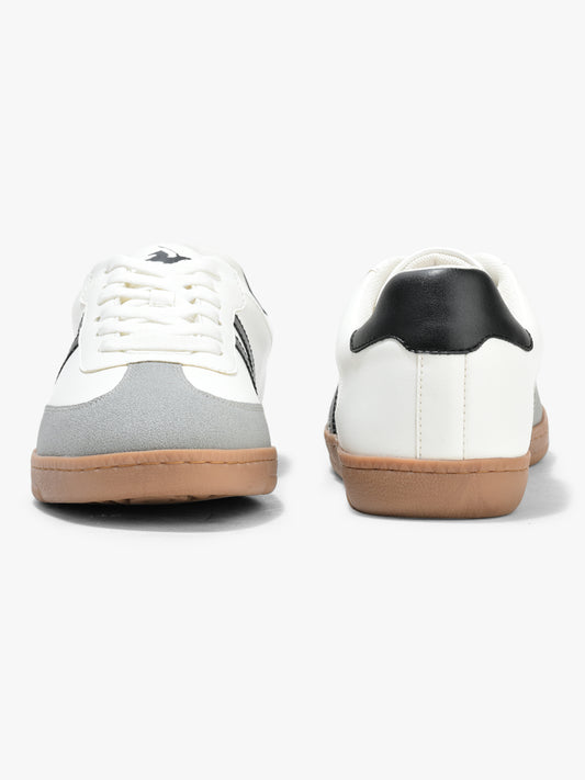 Casual Sneaker Shoes for Men | Lightweight & Comfortable with Cushioned Insole PU (Polyurethane) Upper TPR Sole Lace-Up Closure