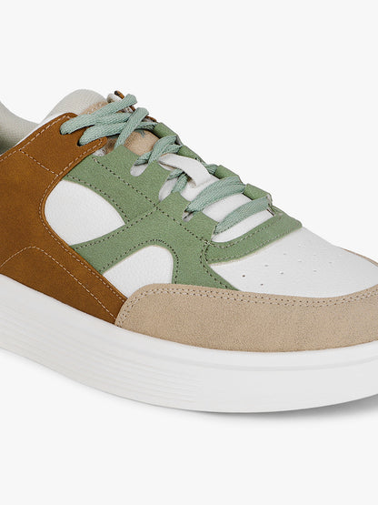 Casual Sneaker Shoes for Men | Lightweight & Comfortable with Cushioned Insole PU (Polyurethane) Upper EVA Sole Lace Up Closure