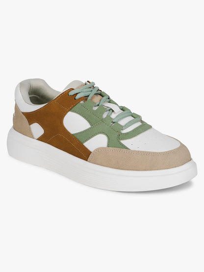 Casual Sneaker Shoes for Men | Lightweight & Comfortable with Cushioned Insole PU (Polyurethane) Upper EVA Sole Lace Up Closure