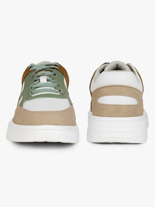 Casual Sneaker Shoes for Men | Lightweight & Comfortable with Cushioned Insole PU (Polyurethane) Upper EVA Sole Lace Up Closure