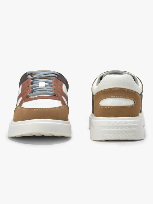 Casual Sneaker Shoes for Men | Lightweight & Comfortable with Cushioned Insole PU (Polyurethane) Upper EVA Sole Lace-Up Closure