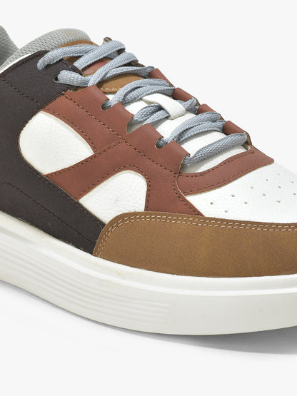 Casual Sneaker Shoes for Men | Lightweight & Comfortable with Cushioned Insole PU (Polyurethane) Upper EVA Sole Lace-Up Closure