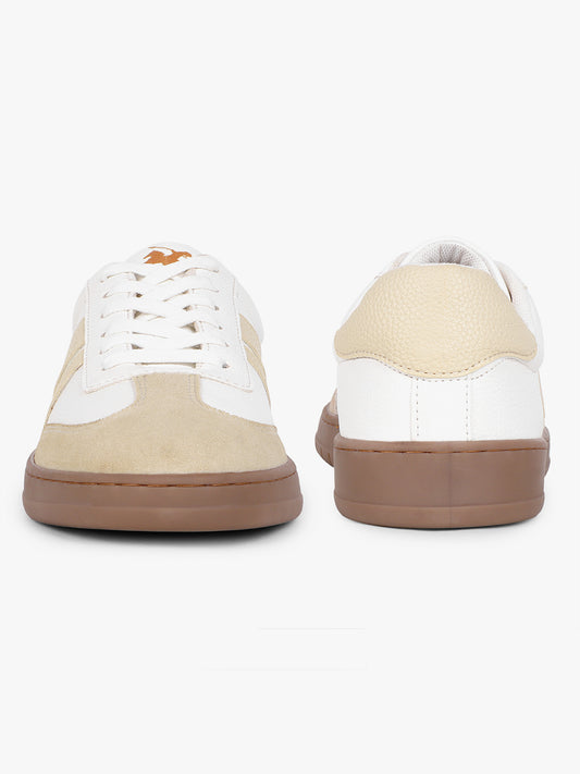 Casual Sneaker Shoes for Men | Lightweight & Comfortable with Cushioned Insole PU (Polyurethane) Upper TPR Sole Lace Up Closure