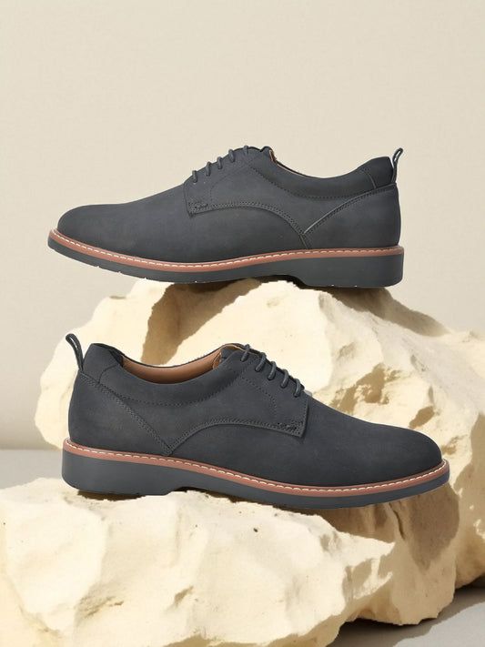 Casual Shoes for Men | Lightweight & Comfortable with Cushioned Insole PU Upper TPR Sole Lace Up Closure