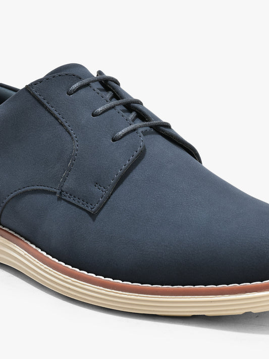 Casual Sneaker Shoes for Men | Lightweight & Comfortable with Cushioned Insole PU (Polyurethane) Upper TPR Sole Lace-Up Closure