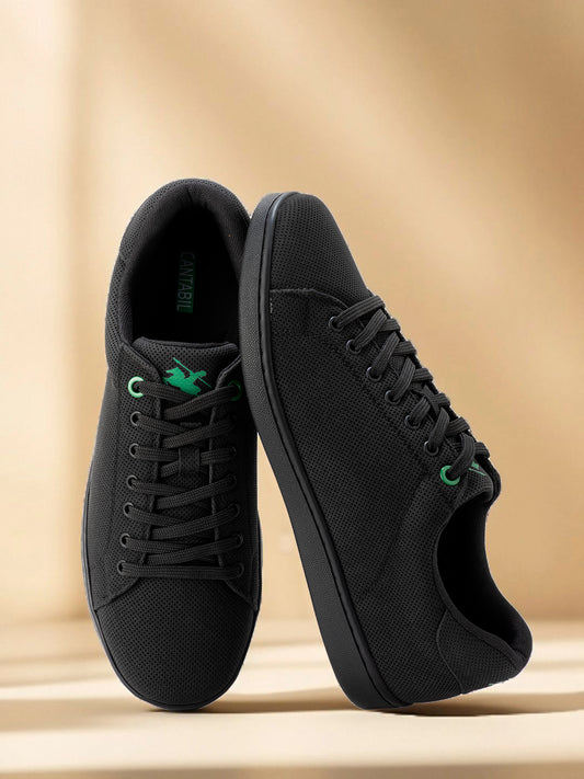 Casual Sneaker Shoes for Men | Lightweight & Comfortable with Cushioned Insole PU (Polyurethane) Upper TPR Sole Lace-Up Closure