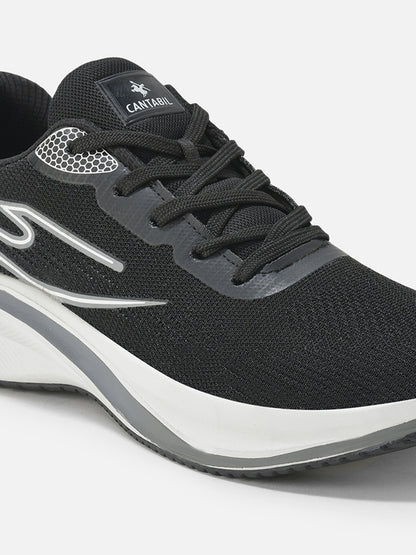 Cantabil Casual Shoes for Men | Lightweight & Comfortable with Cushioned Insole Flynet Upper Phylon Sole Lace Up Closure