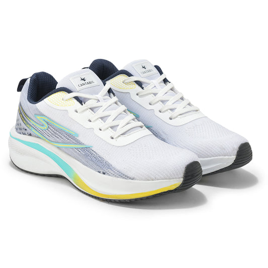 Cantabil Casual Shoes for Men | Lightweight & Comfortable with Cushioned Insole Flynet Upper Phylon Sole Lace Up Closure