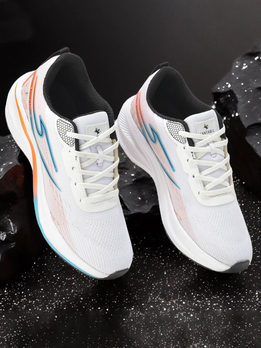 Cantabil Casual Shoes for Men | Lightweight & Comfortable with Cushioned Insole Flynet Upper Phylon Sole Lace Up Closure