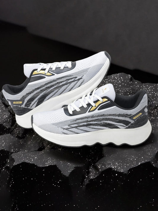 Casual Sports Shoes for Men | Lightweight & Comfortable with Cushioned Insole Flynet Upper Phylon Sole Lace Up Closure