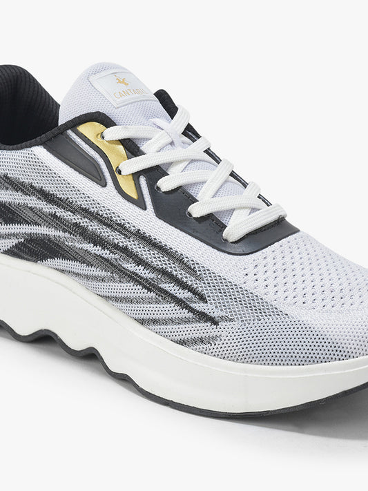 Casual Sports Shoes for Men | Lightweight & Comfortable with Cushioned Insole Flynet Upper Phylon Sole Lace Up Closure
