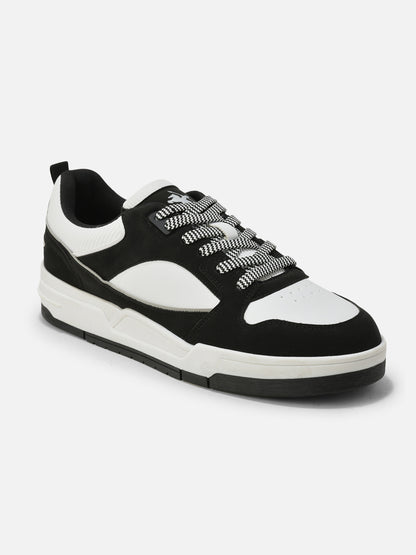 Sneaker for Men | Lightweight & Comfortable with Cushioned Insole PU Upper TPR Sole Lace-Up Closure