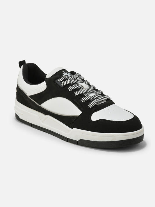 Sneaker for Men | Lightweight & Comfortable with Cushioned Insole PU Upper TPR Sole Lace-Up Closure