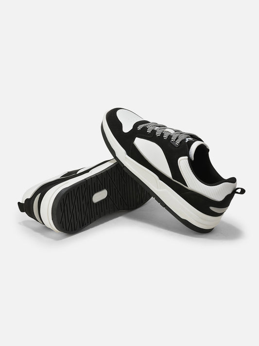 Sneaker for Men | Lightweight & Comfortable with Cushioned Insole PU Upper TPR Sole Lace-Up Closure
