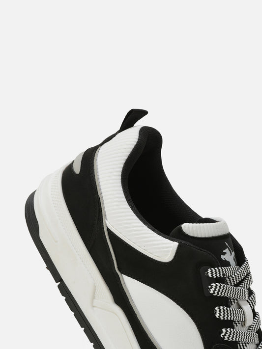 Sneaker for Men | Lightweight & Comfortable with Cushioned Insole PU Upper TPR Sole Lace-Up Closure