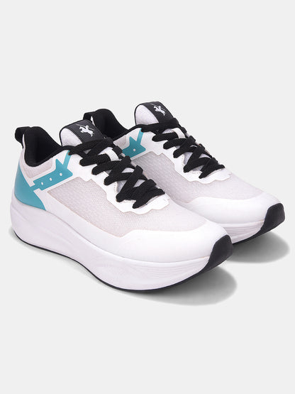 Men's White Solid Casual Shoes