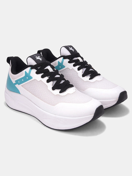 Men's White Solid Casual Shoes