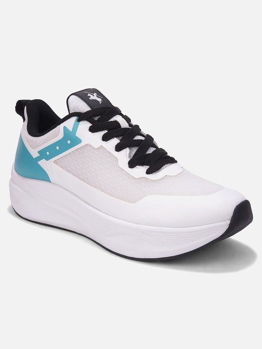 Men's White Solid Casual Shoes