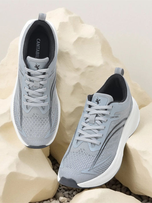 Casual Sports Shoes for Men | Lightweight & Comfortable with Cushioned Insole Flynet Upper Phylon Sole Lace-Up Closure