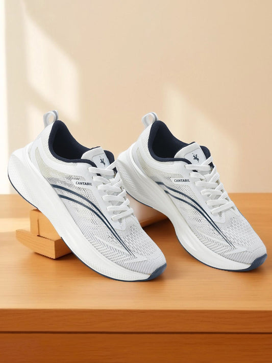 Casual Sports Shoes for Men | Lightweight & Comfortable with Cushioned Insole Flynet Upper Phylon Sole Lace-Up Closure