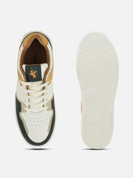 Sneaker for Men | Lightweight & Comfortable with Cushioned Insole PU Upper EVA Sole Lace-Up Closure