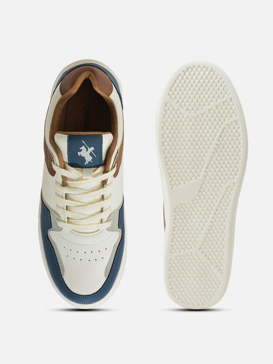 Sneaker for Men | Lightweight & Comfortable with Cushioned Insole PU Upper EVA Sole Lace-Up Closure