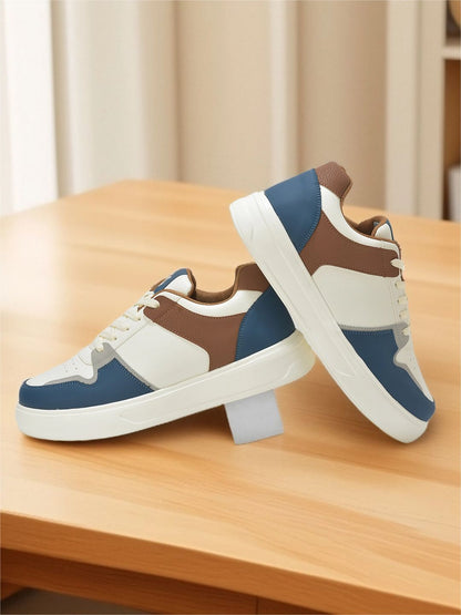 Sneaker for Men | Lightweight & Comfortable with Cushioned Insole PU Upper EVA Sole Lace-Up Closure