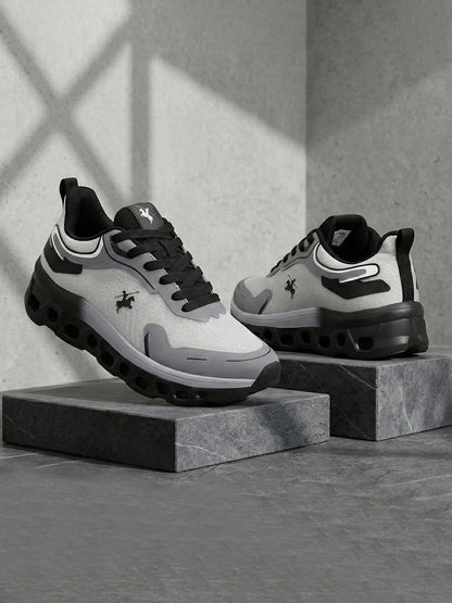 Casual Shoes for Men l Lightweight & Comfortable with Cushioned Insole Mesh Upper Phylon Sole Lace-Up Closure