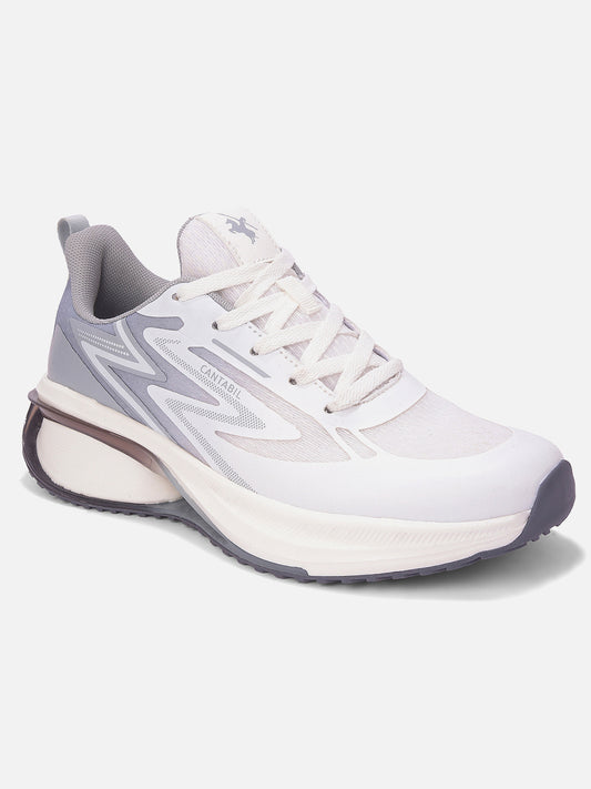Casual Shoes for Men l Lightweight & Comfortable with Cushioned Insole Mesh Upper Phylon Sole Lace-Up Closure