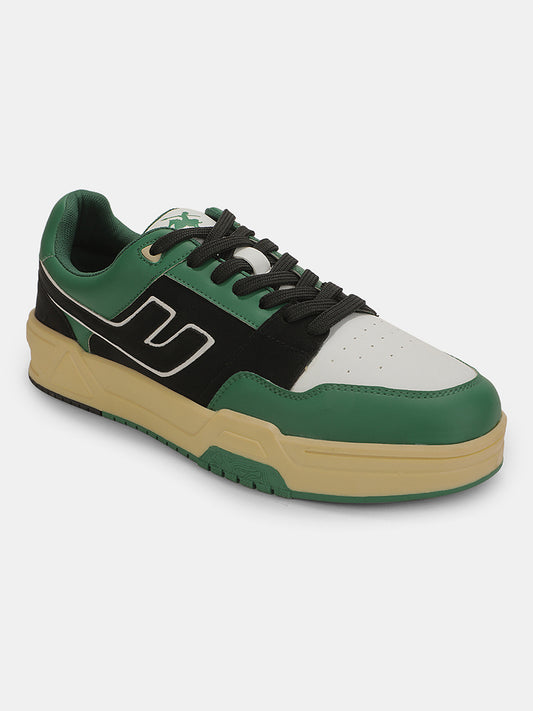 Sneaker Shoes for Men | Lightweight & Comfortable with Cushioned Insole PU (Polyurethane) Upper TPR Sole Lace-Up Closure