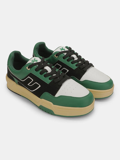 Sneaker Shoes for Men | Lightweight & Comfortable with Cushioned Insole PU (Polyurethane) Upper TPR Sole Lace-Up Closure