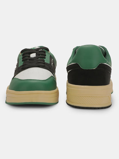 Sneaker Shoes for Men | Lightweight & Comfortable with Cushioned Insole PU (Polyurethane) Upper TPR Sole Lace-Up Closure