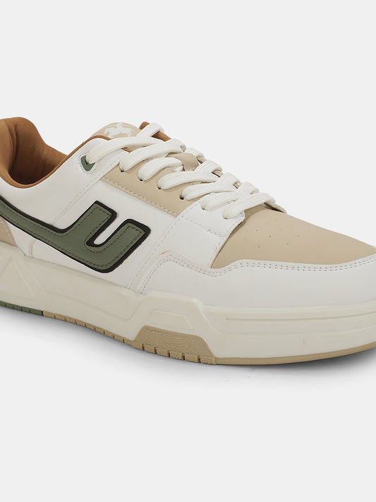 Sneaker Shoes for Men | Lightweight & Comfortable with Cushioned Insole PU (Polyurethane) Upper TPR Sole Lace-Up Closure