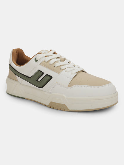 Sneaker Shoes for Men | Lightweight & Comfortable with Cushioned Insole PU (Polyurethane) Upper TPR Sole Lace-Up Closure