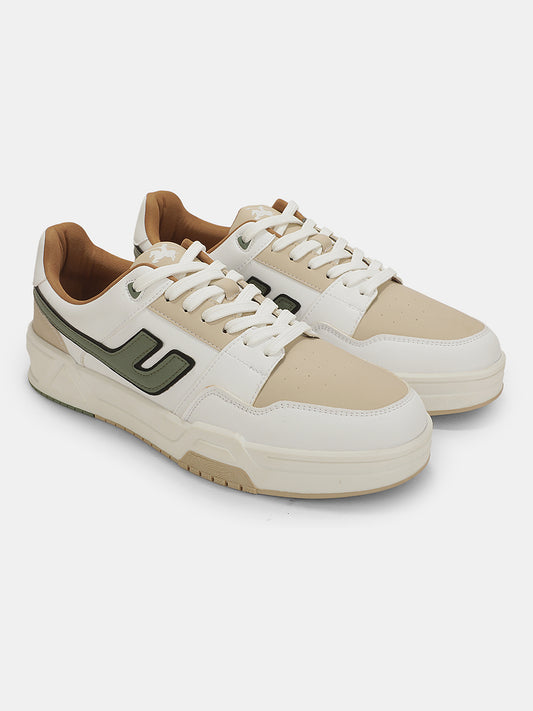 Sneaker Shoes for Men | Lightweight & Comfortable with Cushioned Insole PU (Polyurethane) Upper TPR Sole Lace-Up Closure