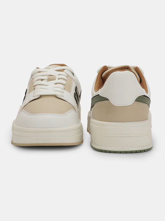 Sneaker Shoes for Men | Lightweight & Comfortable with Cushioned Insole PU (Polyurethane) Upper TPR Sole Lace-Up Closure