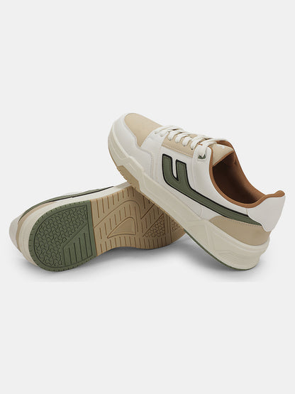 Sneaker Shoes for Men | Lightweight & Comfortable with Cushioned Insole PU (Polyurethane) Upper TPR Sole Lace-Up Closure