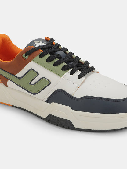 Sneaker Shoes for Men | Lightweight & Comfortable with Cushioned Insole PU (Polyurethane) Upper TPR Sole Lace-Up Closure