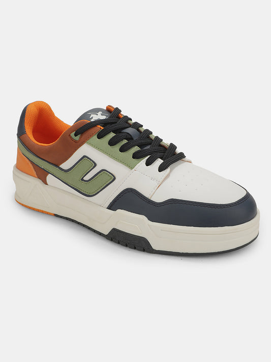 Sneaker Shoes for Men | Lightweight & Comfortable with Cushioned Insole PU (Polyurethane) Upper TPR Sole Lace-Up Closure