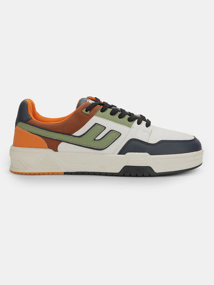 Sneaker Shoes for Men | Lightweight & Comfortable with Cushioned Insole PU (Polyurethane) Upper TPR Sole Lace-Up Closure