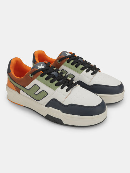 Sneaker Shoes for Men | Lightweight & Comfortable with Cushioned Insole PU (Polyurethane) Upper TPR Sole Lace-Up Closure