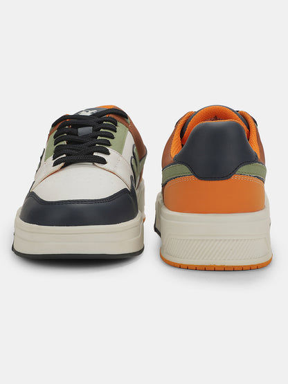 Sneaker Shoes for Men | Lightweight & Comfortable with Cushioned Insole PU (Polyurethane) Upper TPR Sole Lace-Up Closure