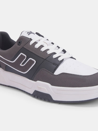 Sneakers for Men l Lightweight & Comfortable with Cushioned Insole PU Upper TPR Sole Lace-Up Closure