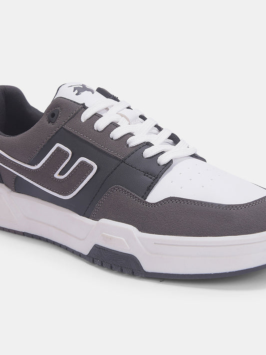Sneakers for Men l Lightweight & Comfortable with Cushioned Insole PU Upper TPR Sole Lace-Up Closure