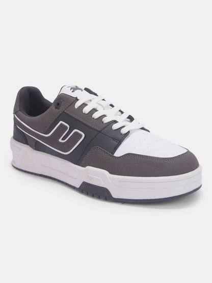 Sneakers for Men l Lightweight & Comfortable with Cushioned Insole PU Upper TPR Sole Lace-Up Closure