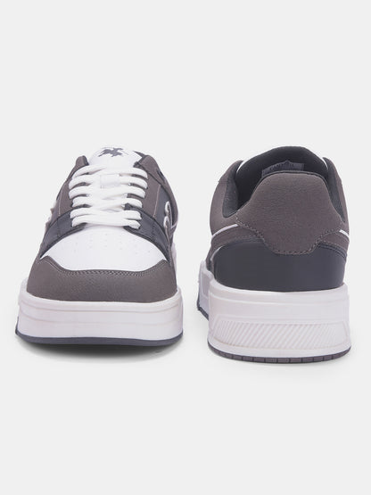Sneakers for Men l Lightweight & Comfortable with Cushioned Insole PU Upper TPR Sole Lace-Up Closure