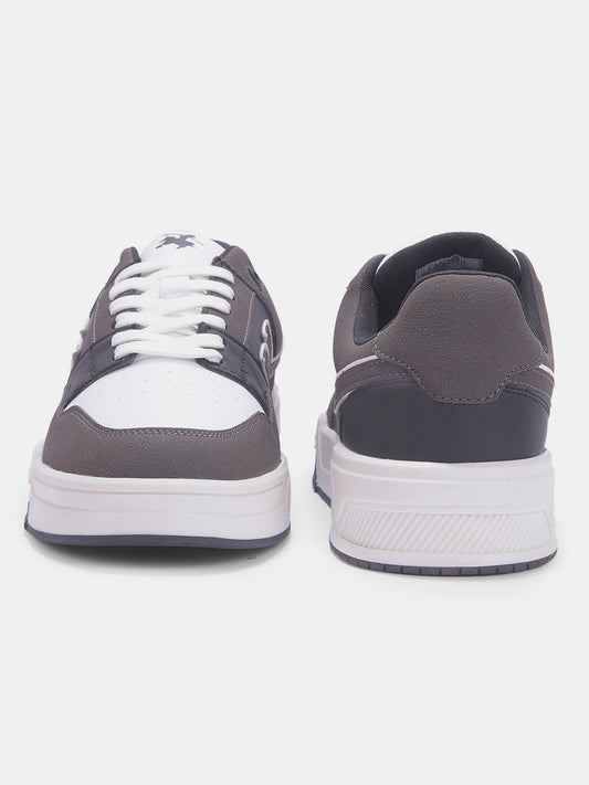 Sneakers for Men l Lightweight & Comfortable with Cushioned Insole PU Upper TPR Sole Lace-Up Closure